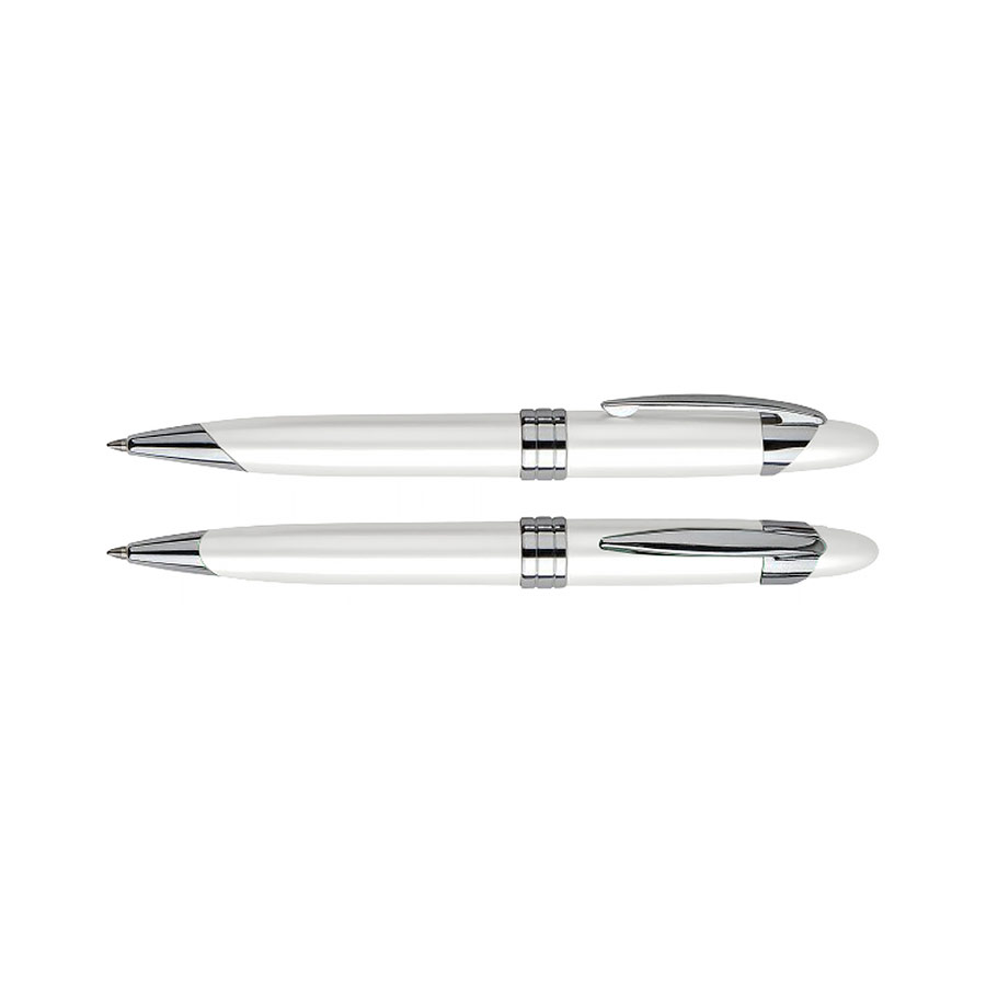 Bolígrafo Metálico White Pearl - Imagen 3